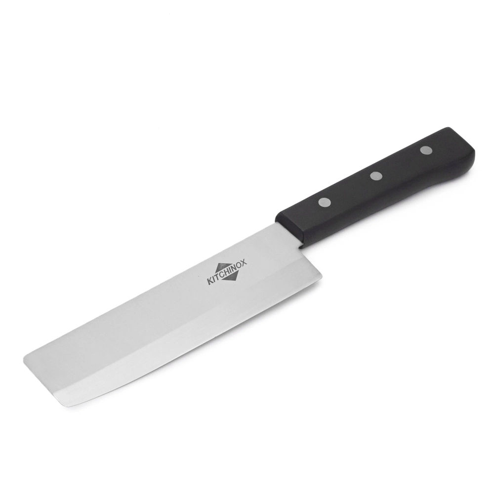 Acero inoxidable al carbono de 7 pulgadas de Cleaver cuchillo cuchilla cuchilla para picar verduras