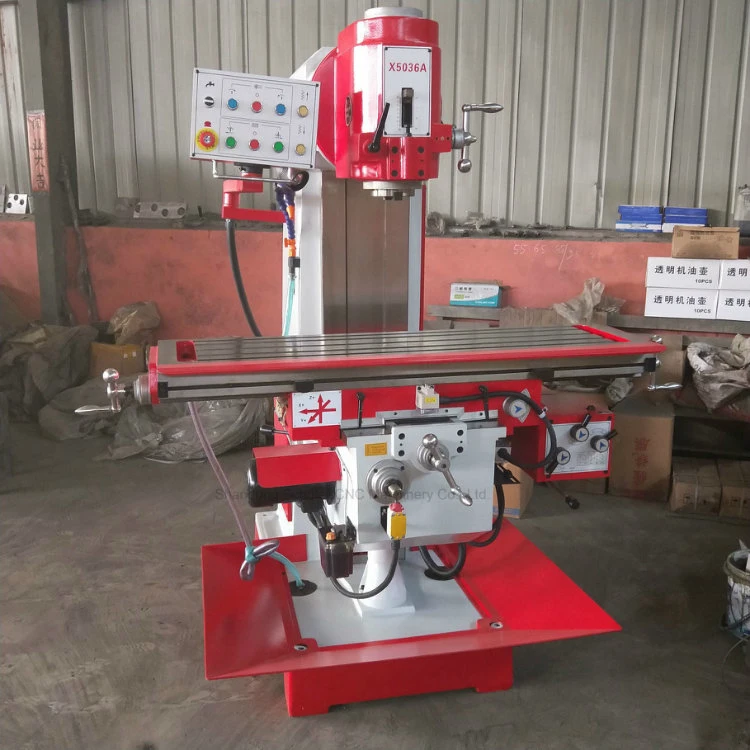 X5036A Metal Universal Vertical Turret Boring Milling Machine