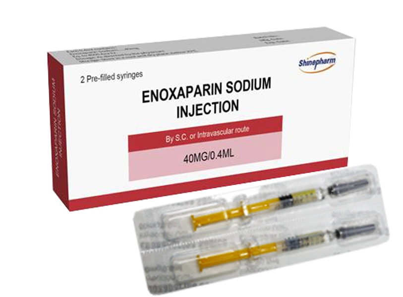 40mg/0,4ml 2's/Box enoxaparina Sodio inyectable