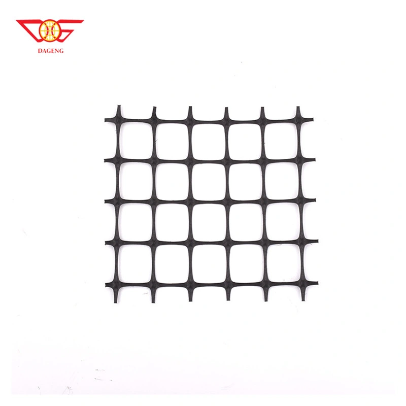 High Strength Tensile HDPE PP Plastic Biaxial Black Geogrid for Soil Road Highway Stabilization Hot Sale