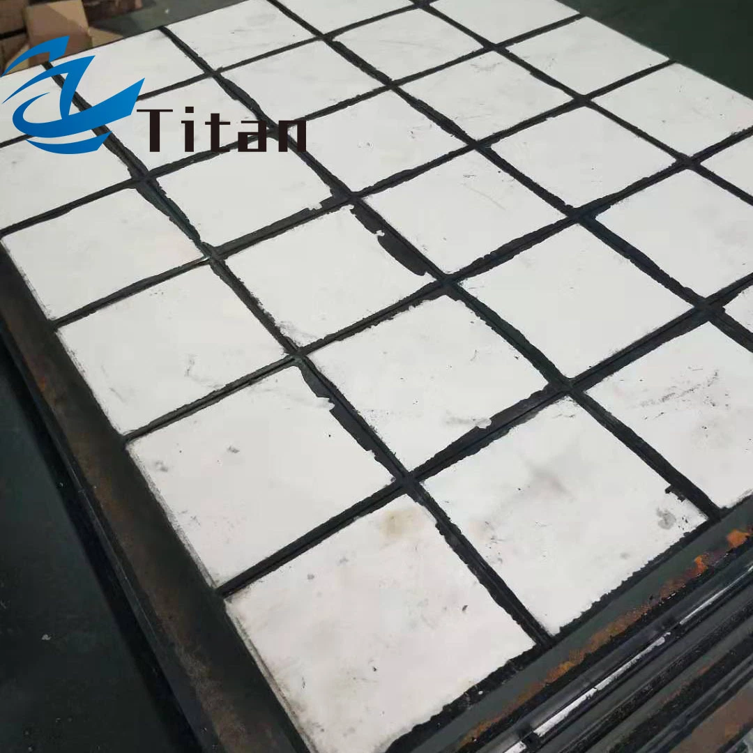 Alumina Ceramic Rubber Composite Lining Chute Liner Wear Protection