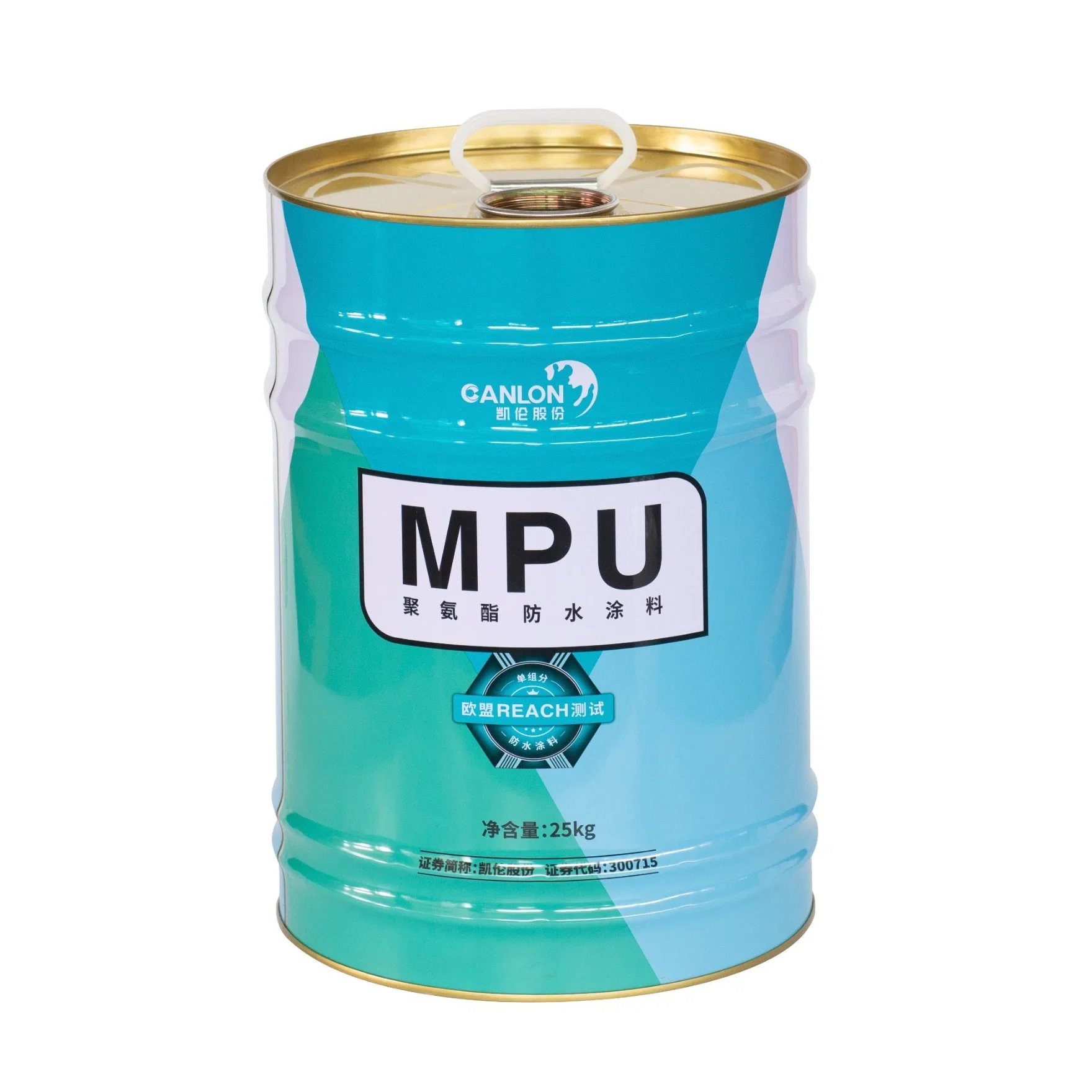 Liquid Applied Waterproofing Mpu Polyurethane Waterproof Coating Single Component CE/Reach