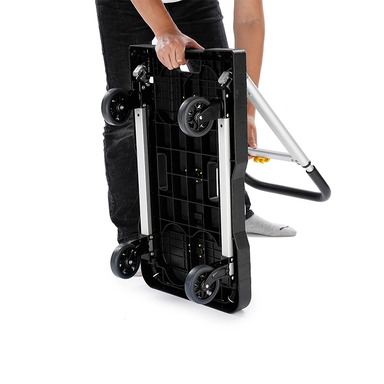 Plástico plegable Trolley con soporte de plástico