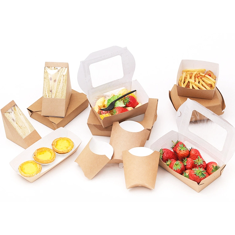 Wholesale Custom Printing Disposable Fried Chicken Packaging Box Foldable Food Storage Art Paper Box