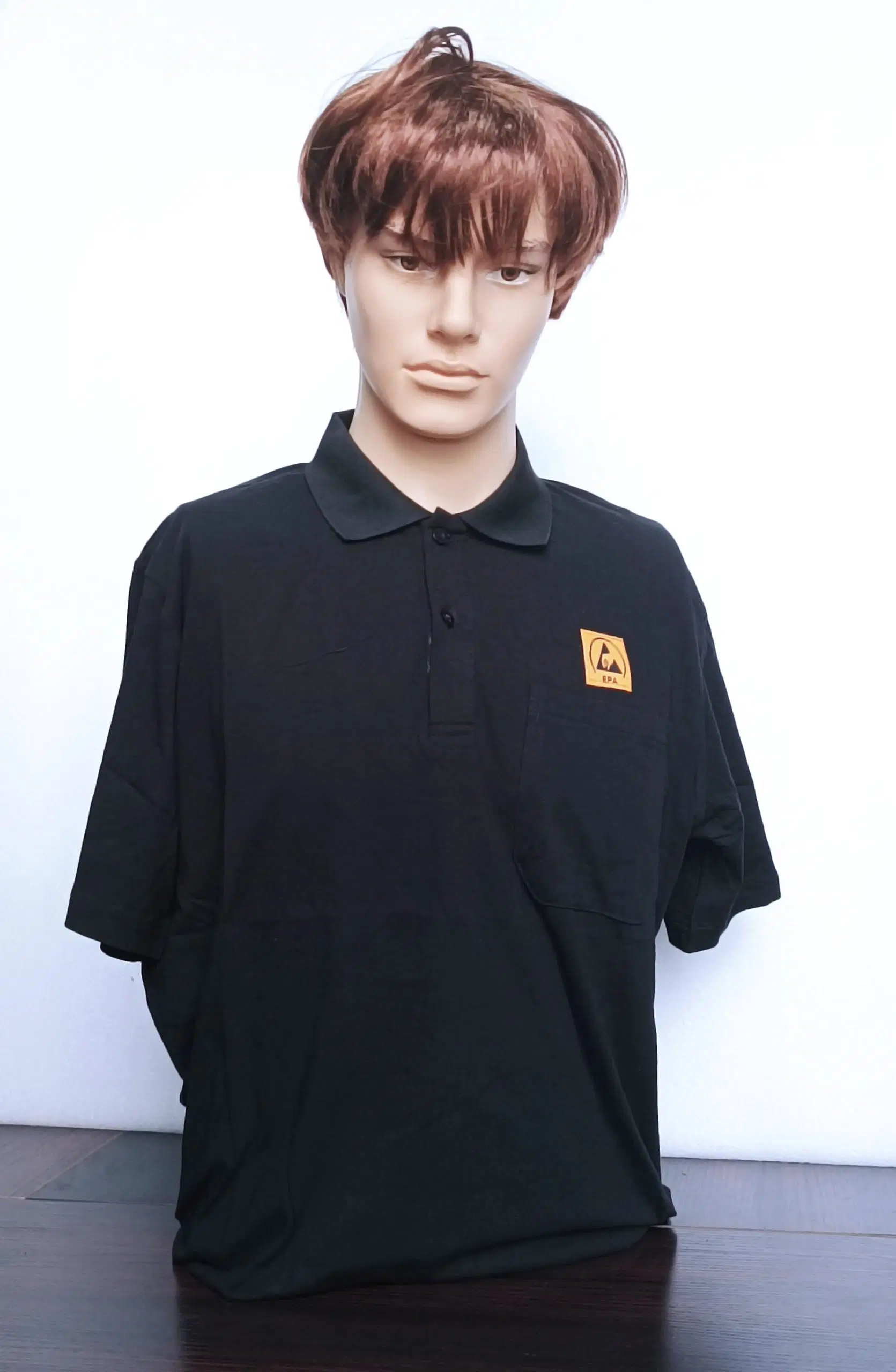 Leenol High Quality ESD Black Cotton Polo Shirt