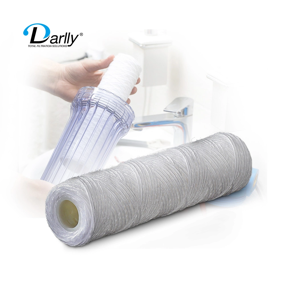 Halal / FDA Approved PP String Wound Water Filter 10"X2.5", 1 Micron / 5 Micron