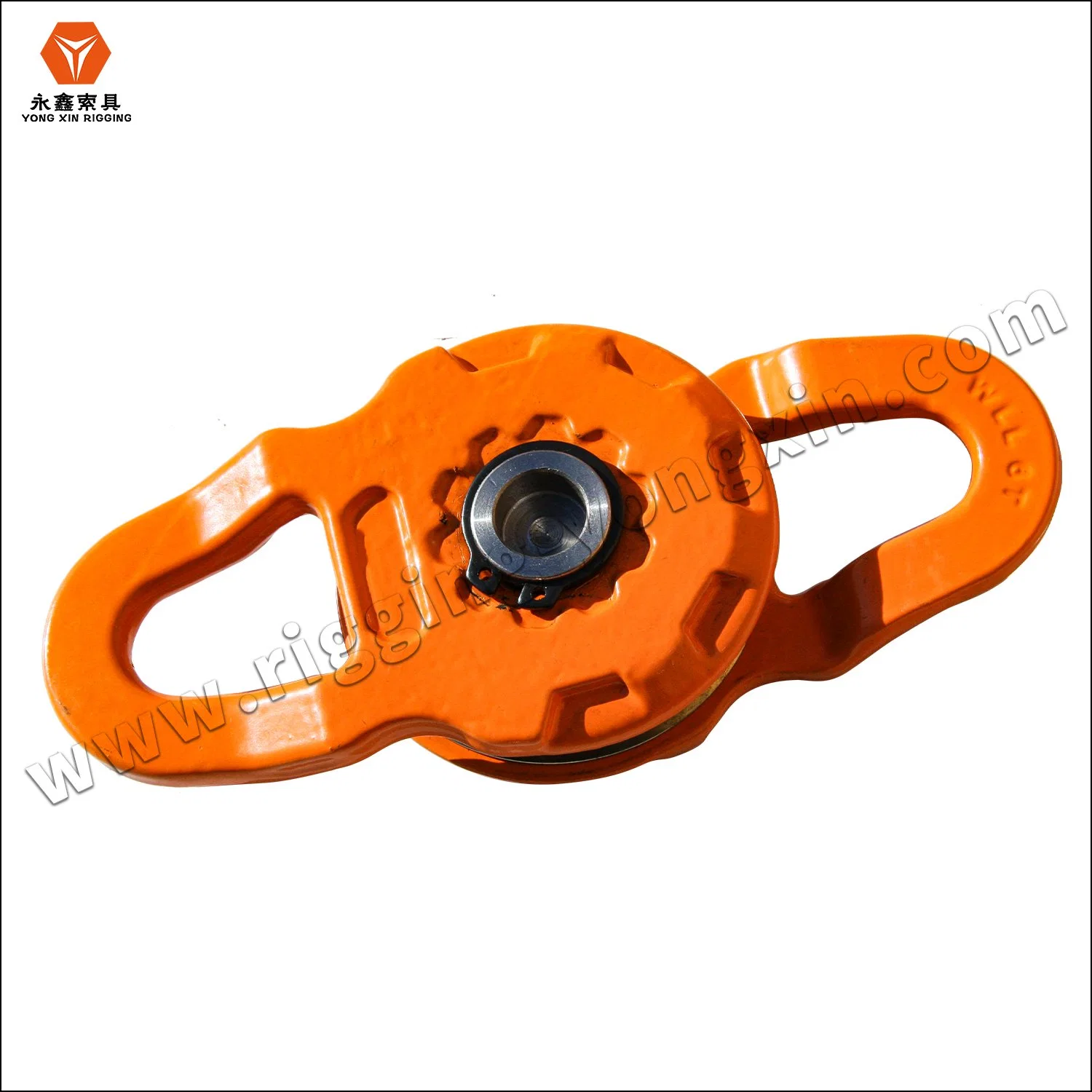 8t Heavy Duty Recovery Winch Snatch Pulley Block Steel Round Belt Wheel Is CNC, Plate Is Stamping for 4X4 Winches High Quality