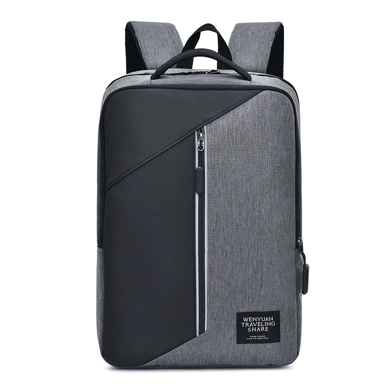 Exclusive Sales Appearance Patent Business Computer Bag Soft Back Pack USB Backbag Nylon Waterproof Oversized Laptop Backpack