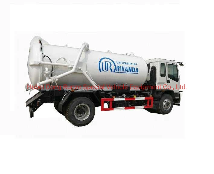 I-S-U-Z-U Vacuum Truck Cesspit Emptier -10000 Liters (Septic Tank) Rwanda