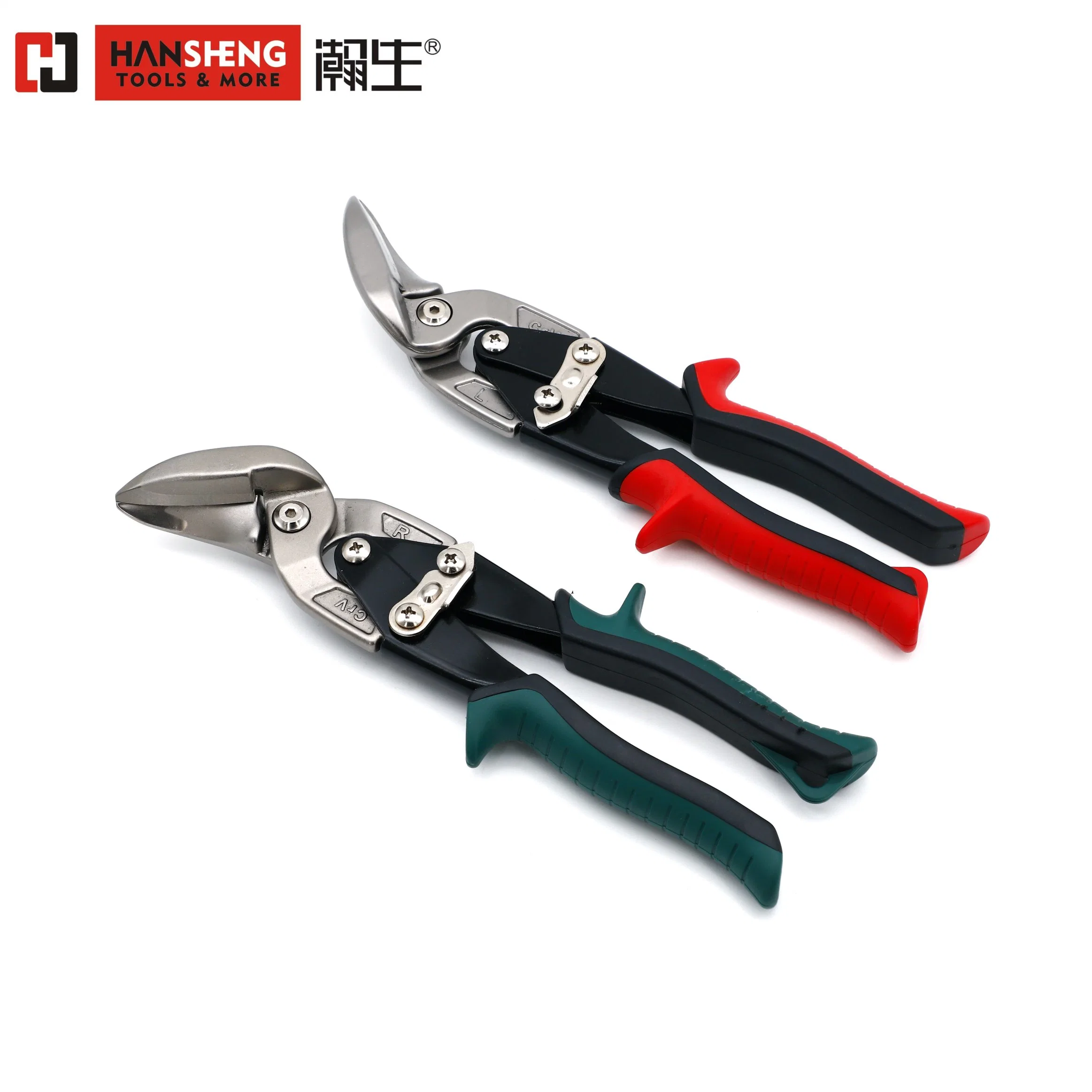 Ferramenta de mão profissional, Ferramentas de hardware, 10", fabricada em Cr-V, Cr-Mo, Heavy Duty, American Type, Alemão Type, Taiwan Type, Aviation Snips, Tesoura