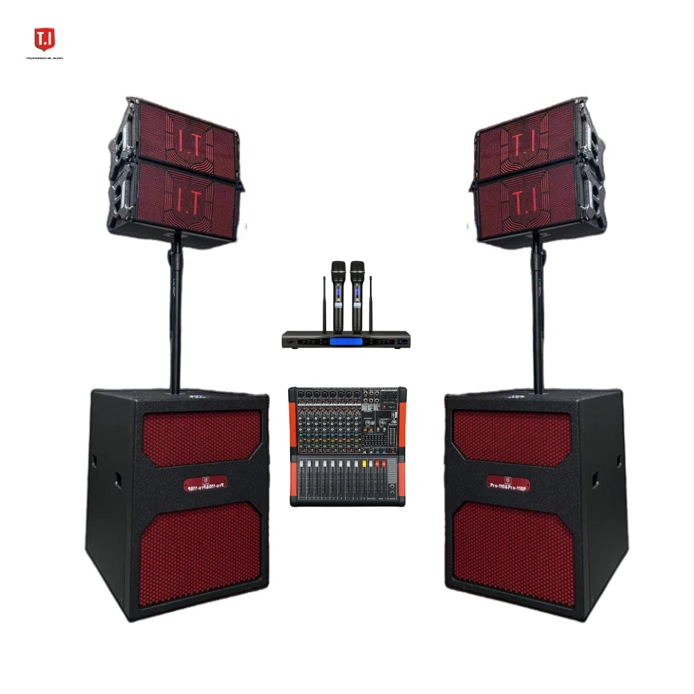 Equipo impermeable Line Array sistema de sonido Active Speaker