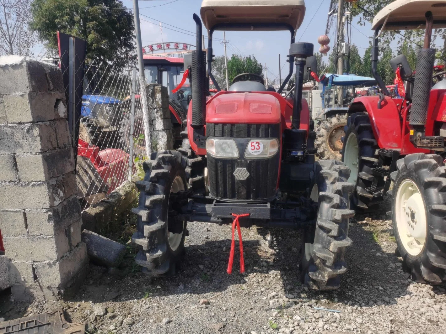 Agricultural Machinery Wd 704 804 Small 4 Wheel Drives Compact Used Tractors for Sale