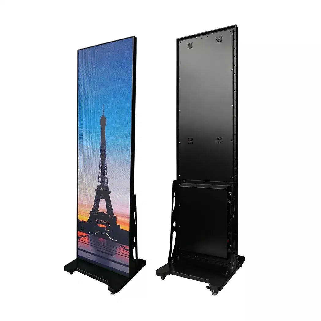 P2.5 intérieure pleine couleur portable P2 Smart Publicité écran LED de joueur-de-chaussée Affiche permanent pour le Shopping Mall