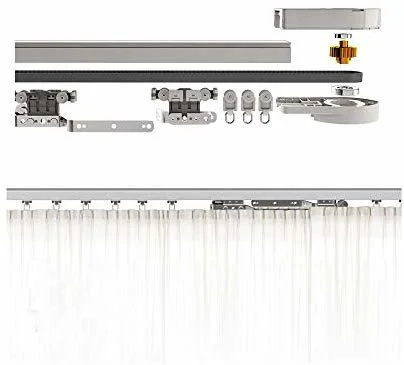 Rideau électrique du moteur de luxe, Rideau motorisé Compatible Google, Apple, Alexa