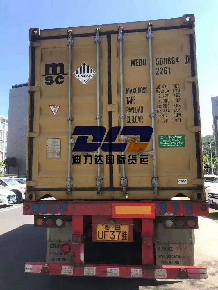 Transporte marítimo FCL LCL batería de litio Un3480 por envío Servicio a Italia Puerta a Puerta Servicio