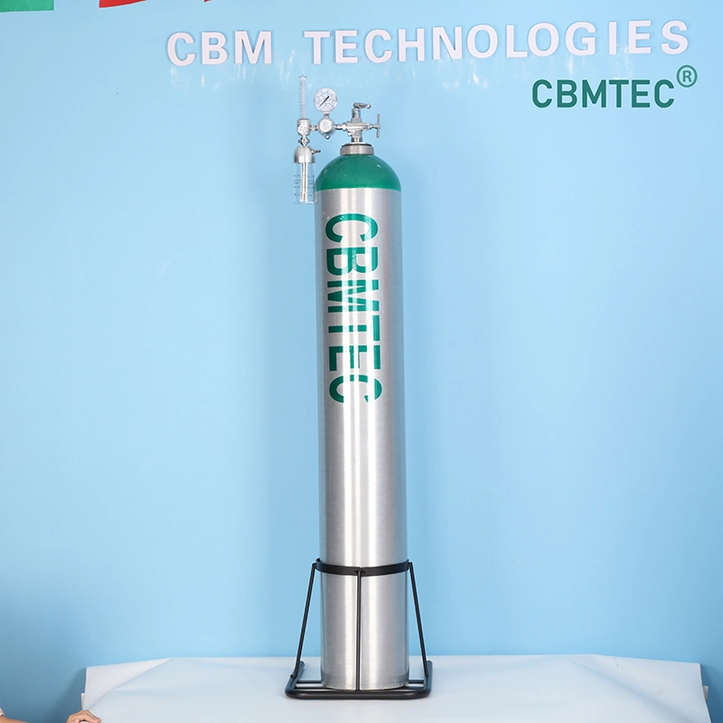 Haute pression Cbmtech Cylindres d'oxygène en aluminium 8L