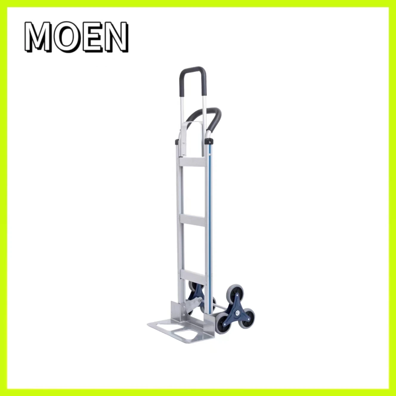 Aluminum Folding Climbing Cart Hand Truck 2 Wheel Foldable Hand Trolley