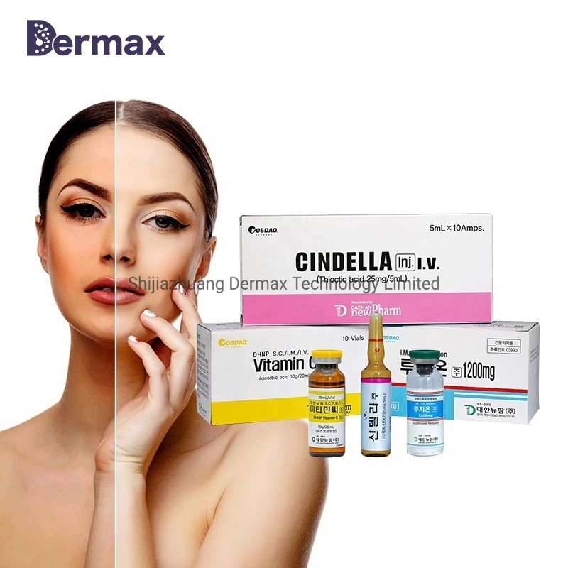 Korea Skin Whitening Luthione Cindella Ascorbic Acid Vitamin C IV Gluthatione Injection