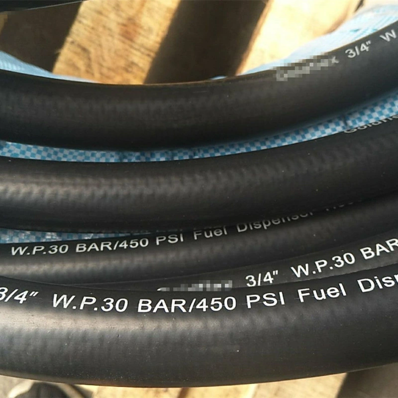 Flexible 3/4'' Rubber Fuel Dispenser Hose for Fuel Dispensing Pump