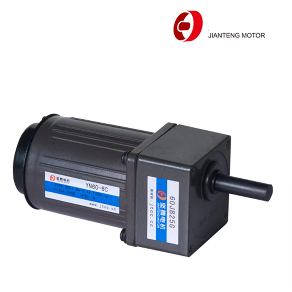 Single Phase Three Phase 25W 80mm AC Induction Gear Motor with Brake for Lifting Mixer