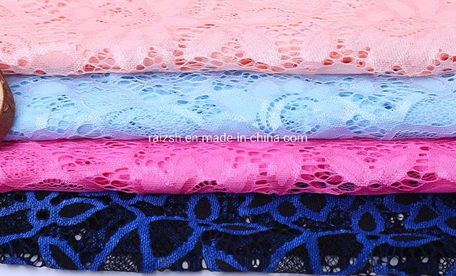 Warp Jacquard Lace Polyester Fabric Hometextile Garment Fabric Decoration