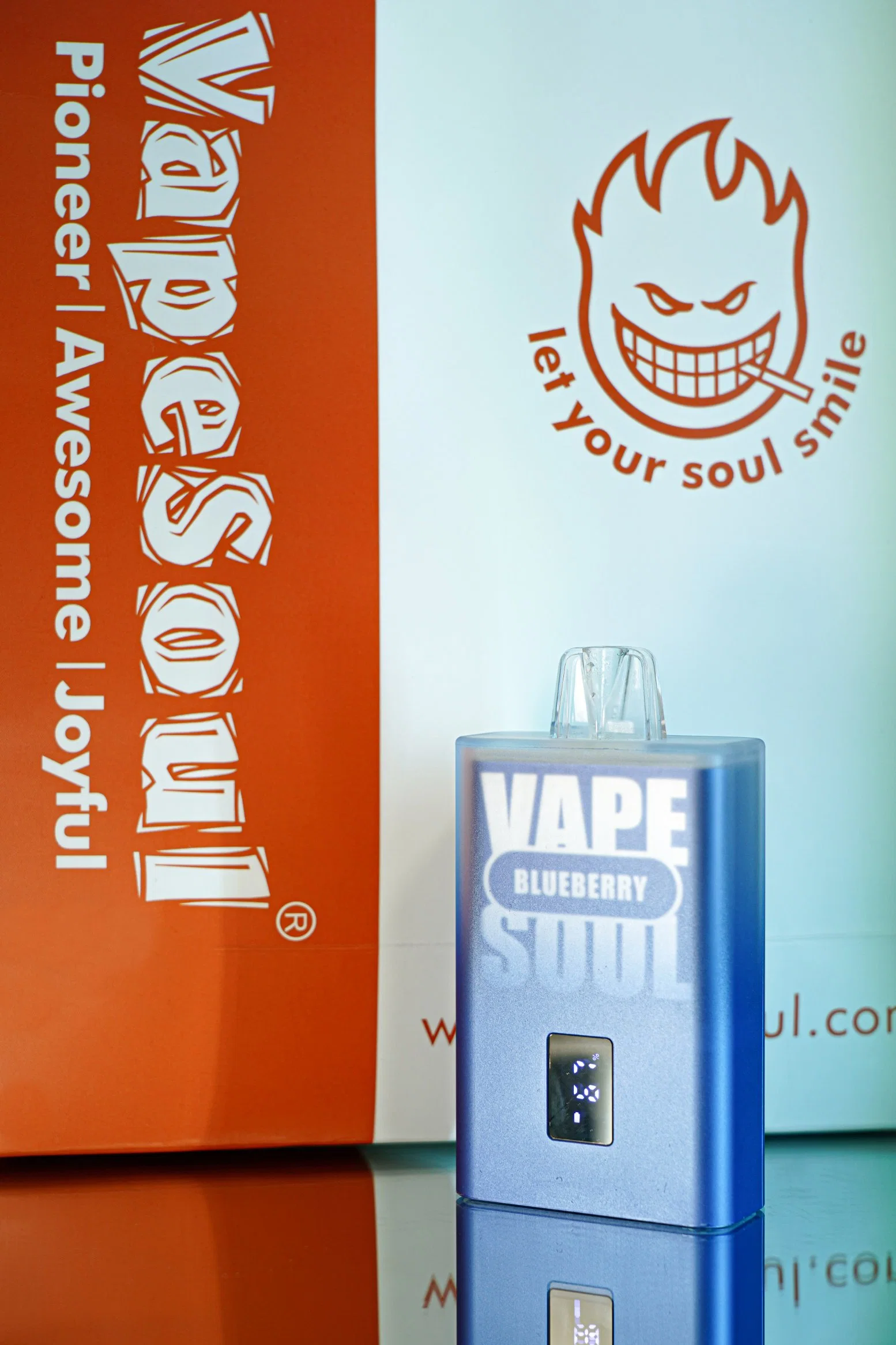 LCD Vapesoul 12000 bocanadas Pantalla Digital de la bobina de malla desechables Mayorista/Proveedor Vape Pen