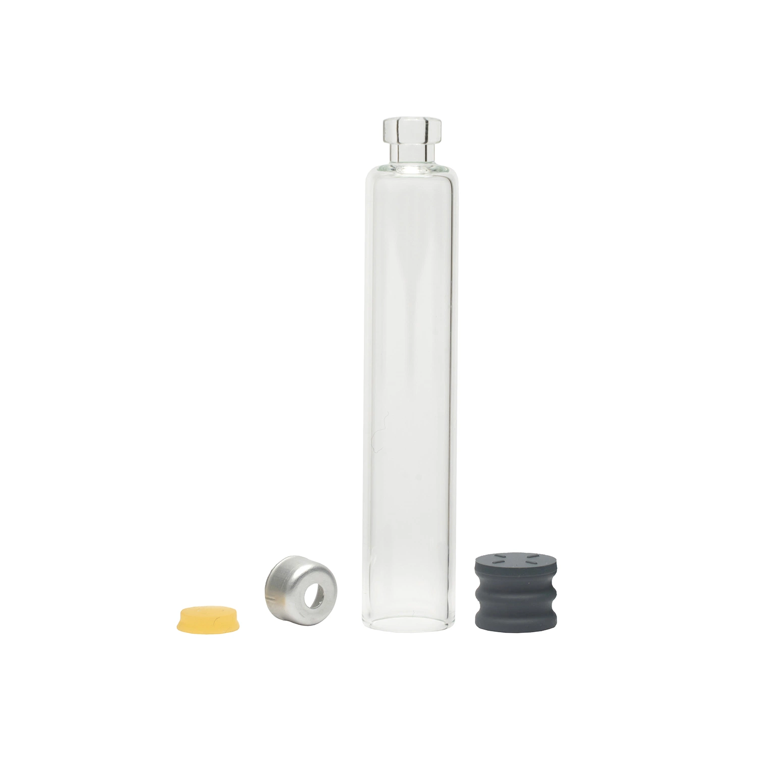 1.8Ml 3ml de líquido del cartucho de tambor de cristal de la farmacia con el tapón tapa de aluminio