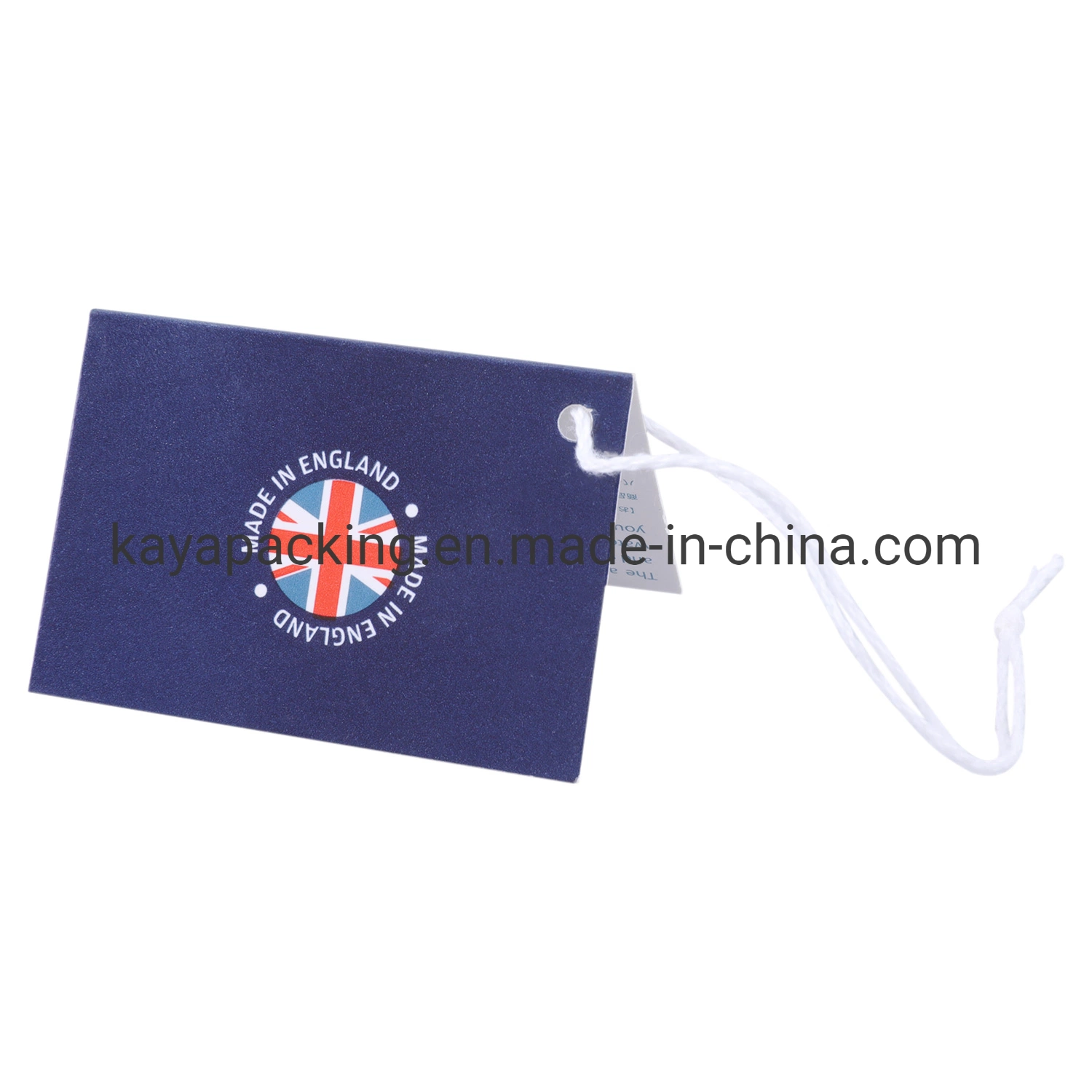 Etiquetas Swing personalizadas Garment papel etiqueta hangtag etiqueta de Garment Logo