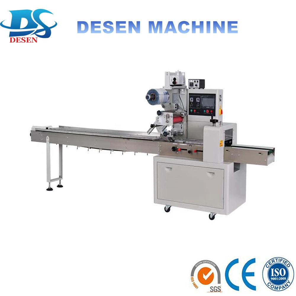 Automatic Bun Burger Packing Machine Double Frequency Package Device