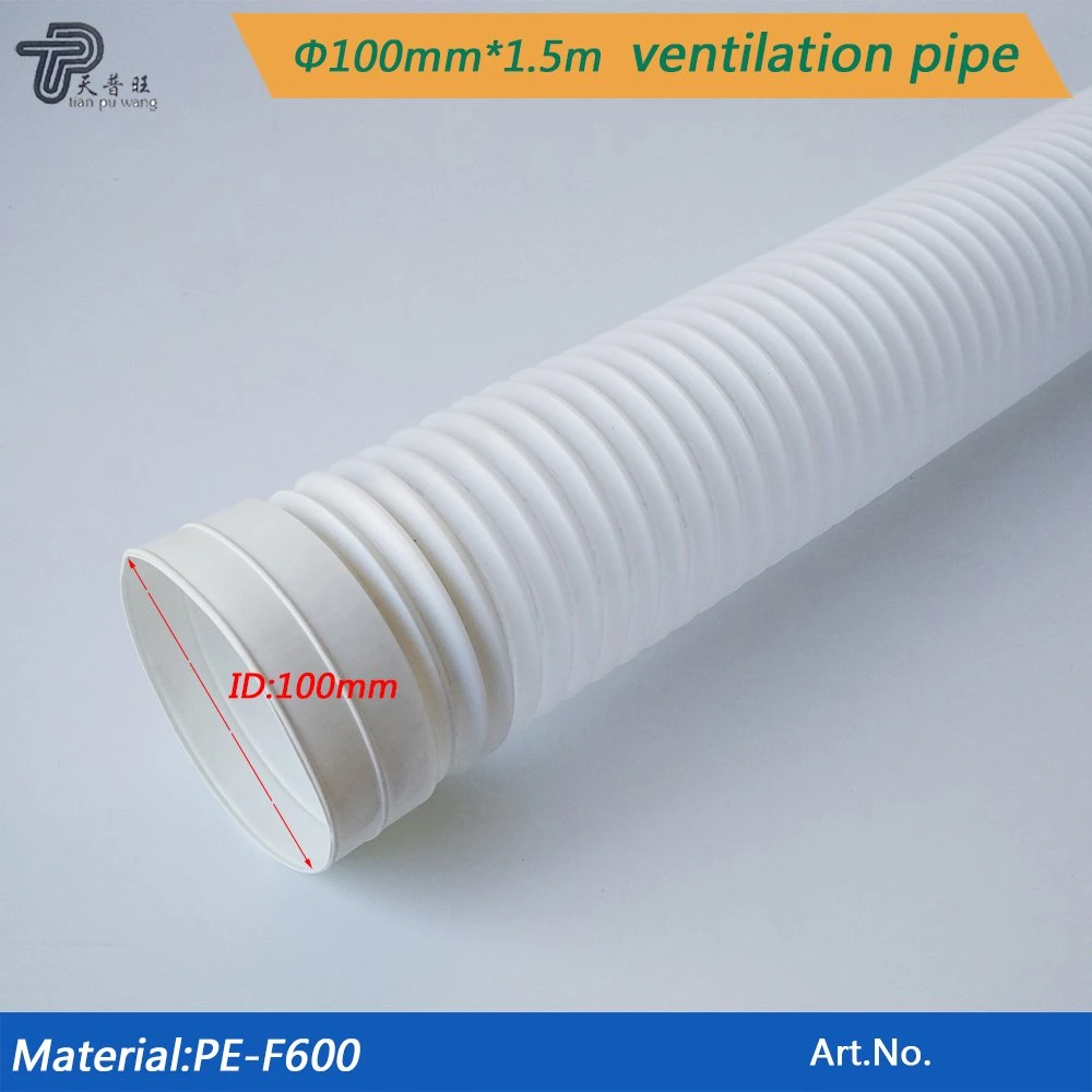 Telescopic Tube Plastic Ventilation Duct for Range Hood Water Heater