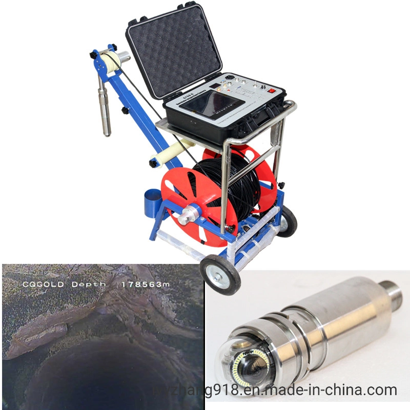 100m to 500m Deep Water Well Camera Borehole Inspection Camera Underwater Borewell Video Camera Down Hole Camera Well Inspection Camera Underground Water Camera