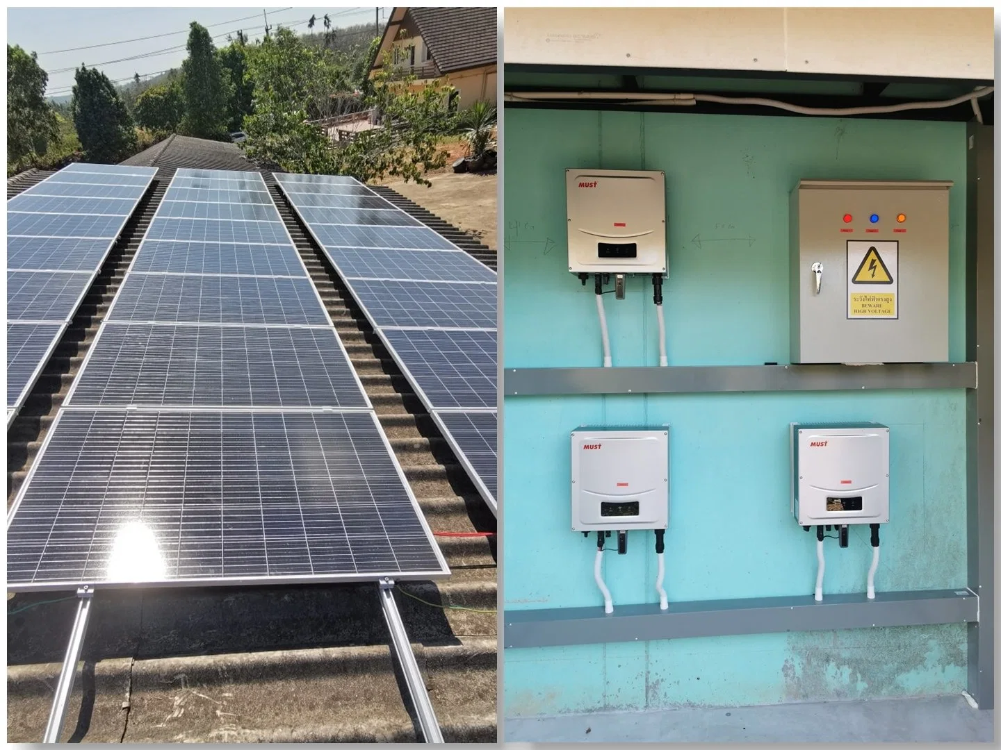 Inversor solar IP65 à prova de água 5000 W para utilização doméstica