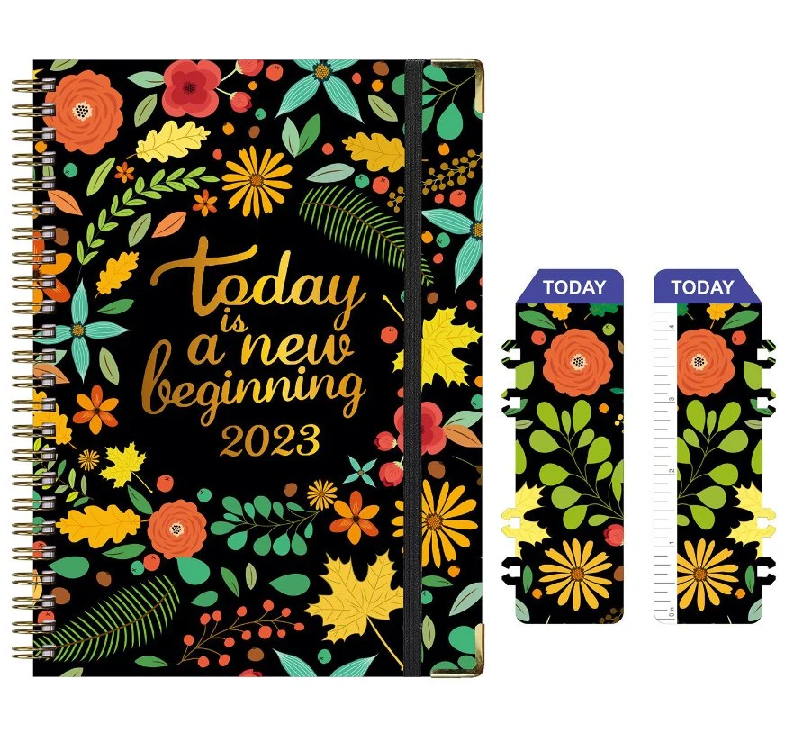 Hot Sale New 2023 A5 Planner Spiral Notebook Weekly Plan Schedule Calendar Notebook