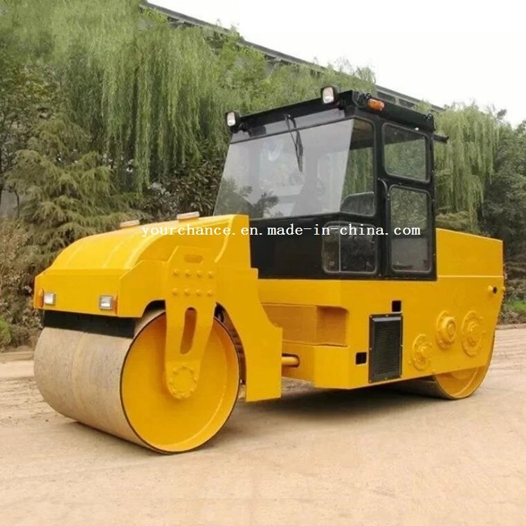 Australia Hot Selling Paving Machinery 2yj8X10 50HP Power 10tons Double Drums Static Small Road Roller with Cabin