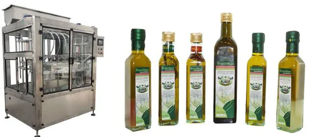 Small Capacity Soybean Oil Packing Line for Pet Bottle Oil Filling Machine with Servo Piston Control