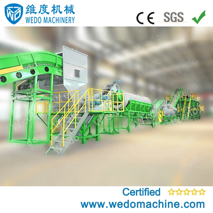 Wedo Machinery Industrial Development Intelligent System Cleaning Equipment Pet Plastic Bottle Recycling Machine