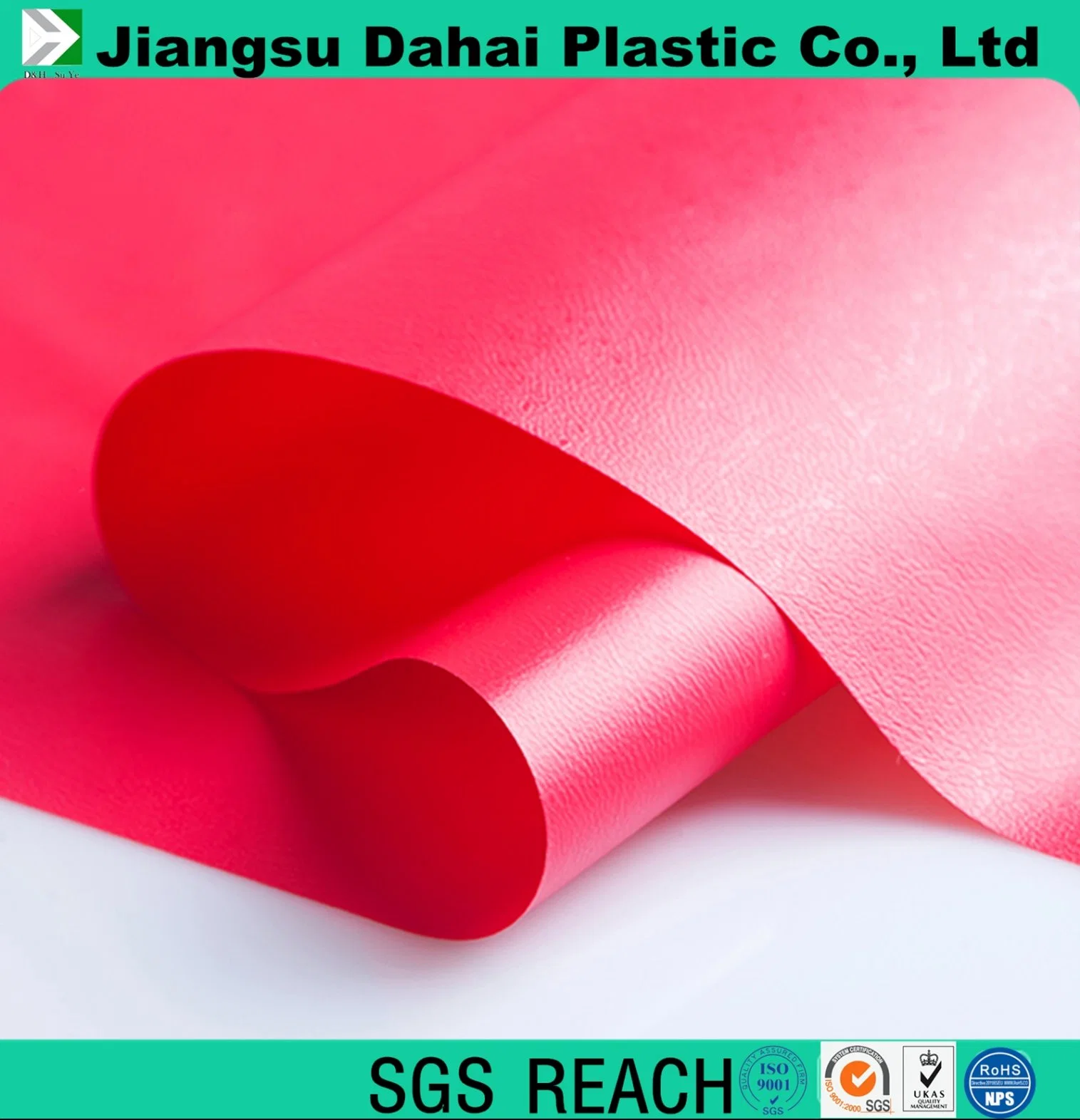 Red Color PVC Film for Bags Raincoat Inflatable Toys Water-Bed