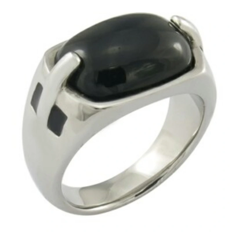 Tiger Eye Stone Stainless Steel Fashion Ring