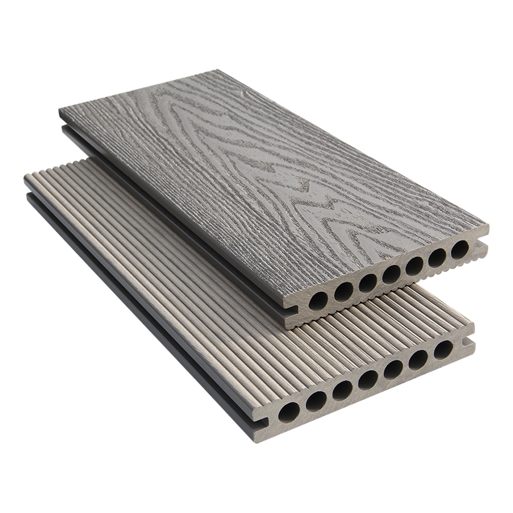 2022 New Building Construction Materials Bamboo PVC Floor Outdoor WPC Board