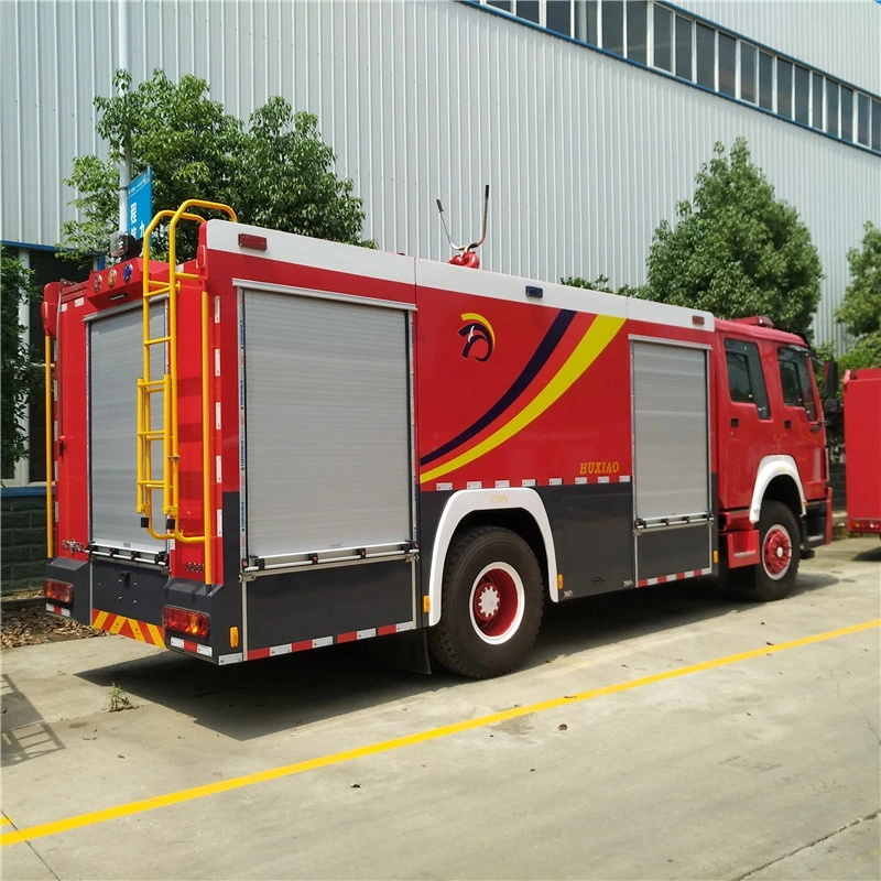 10 Tons to 12 Tons Sinotruck HOWO Fire Extinguisher Foam Tank Dry Powder Tank Water Tank Fire Fighting Truck