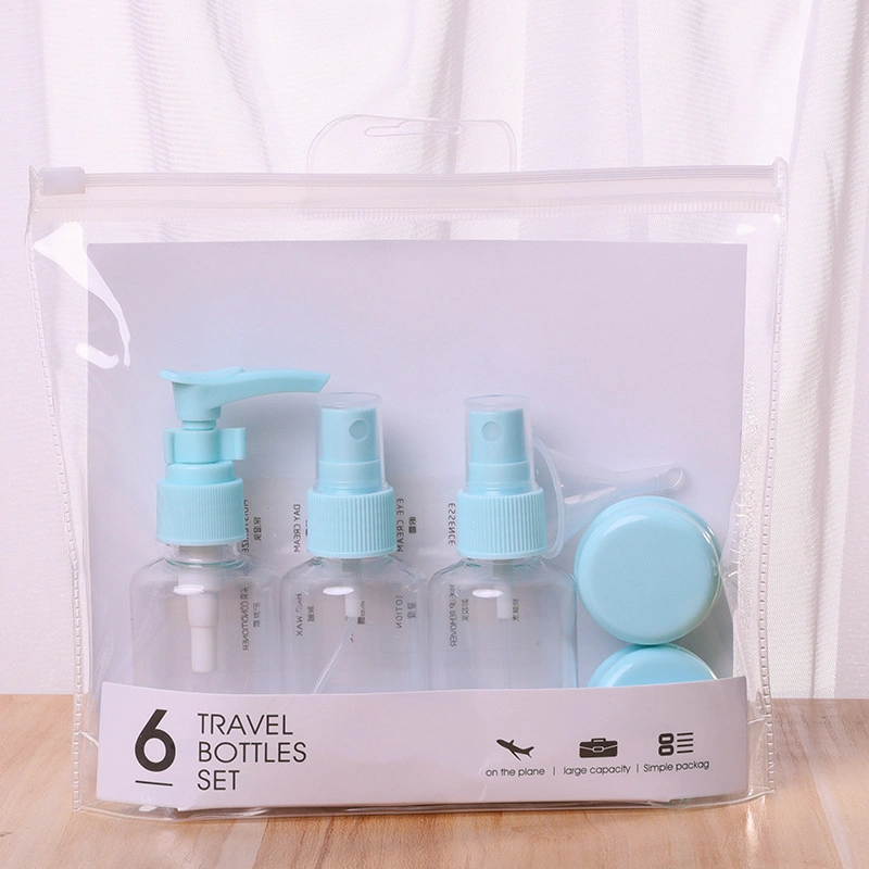 Travel Set 6-Piece Bag Empty Bottle