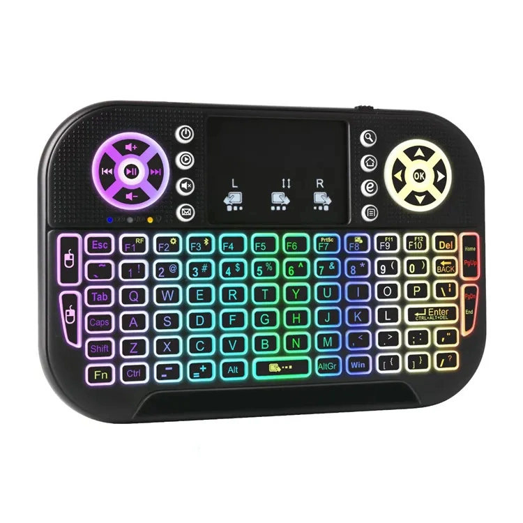 A8 Air Mouse 2,4GHz mando a distancia de aprendizaje por infrarrojos con teclado mini inalámbrico Control para PC Android TV Box