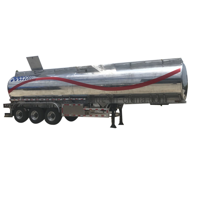 42cbm 45cbm Europa Standard Aluminiumlegierung ADR Öltankwagen Benzintank