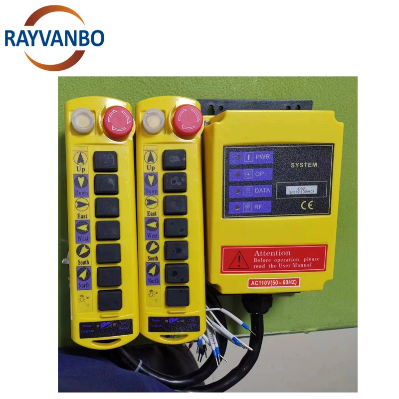 B200s de 12 voltios Industrial Universal Control Remoto Inalámbrico colgante para Grúa Grúa hidráulica con parada de emergencia