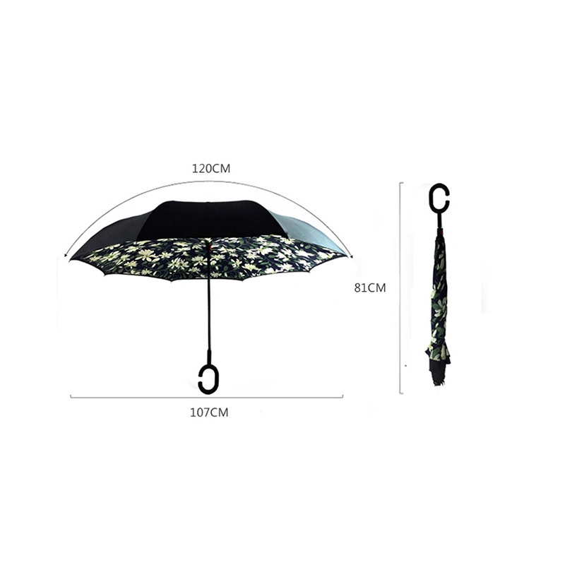 Hot Sale conception populaire parapluie droite inversée