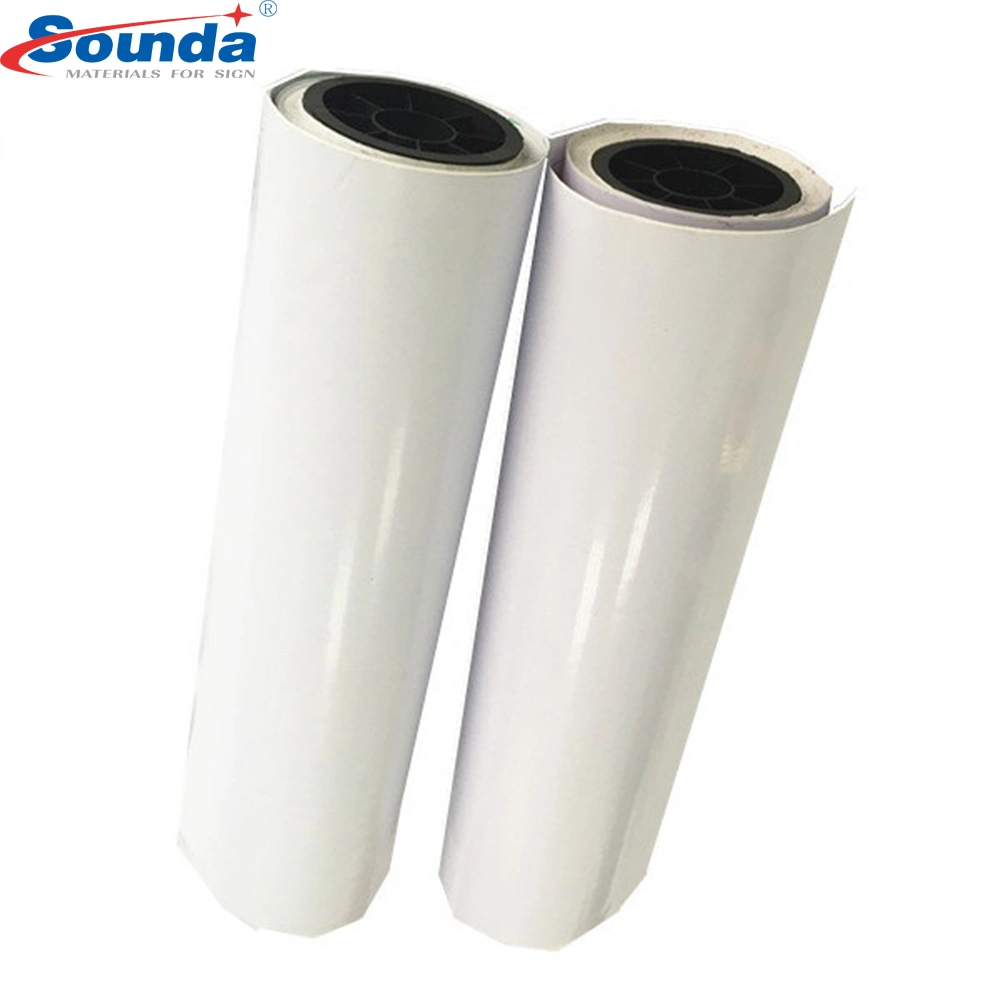 Printable PVC Self Adhesive Vinyl Sticker Roll for Pigment Ink