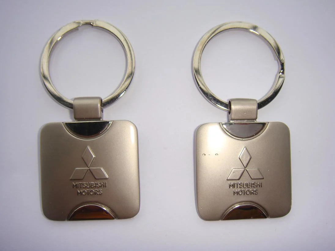 Promotional Metal Keychain with Laser Logo, Zinc Keychain, Promotional Gift Key Ring
