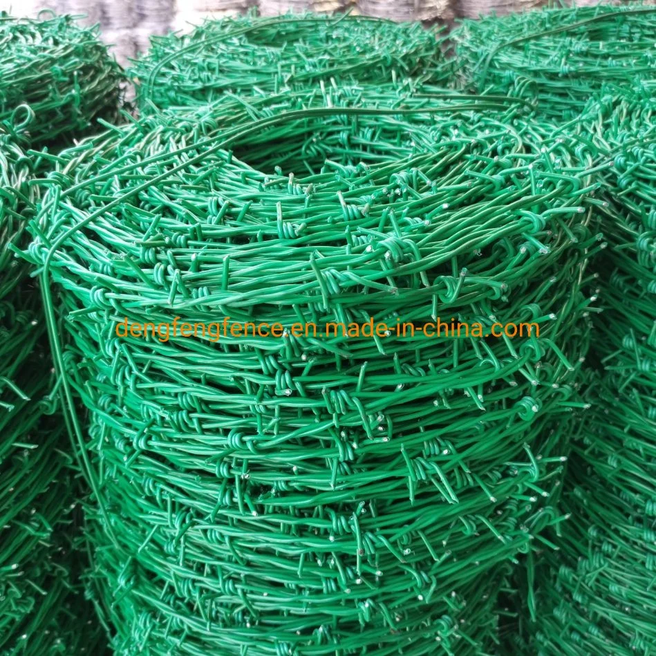 Galvanized/PVC Coated Metal Iron Barbed Wire Safety Barb Wire