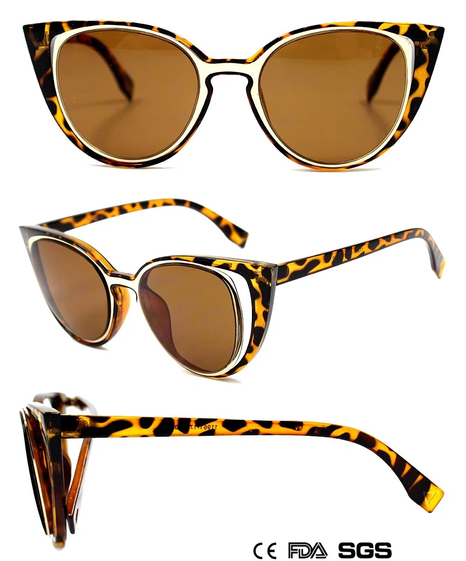 Sunglasses with Hollowed-out Cat Eyes (M11961)