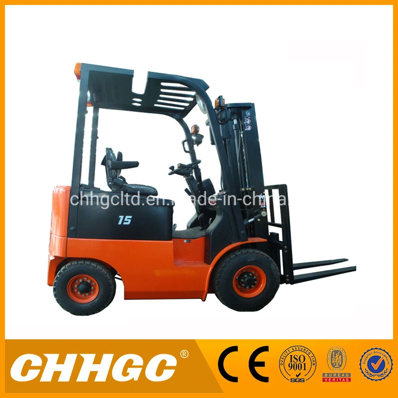 Chhgc 1.5ton 3m Standard Mast Battery Electric Forklift Truck for Sale